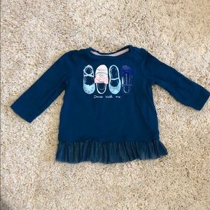 Gymboree Dance Long Sleeve Shirt 6-12 months